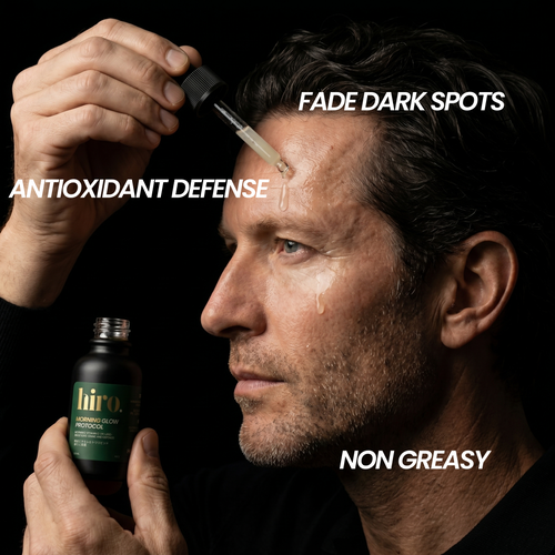 Hiro Glow vitamin C tri-lipid face serum for men