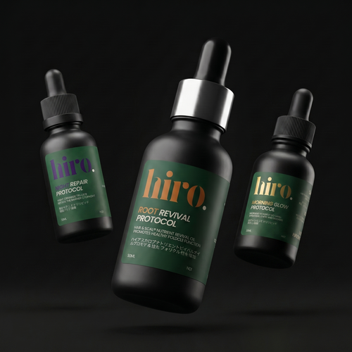 The Complete System by Hiro, full scalp and skin routine